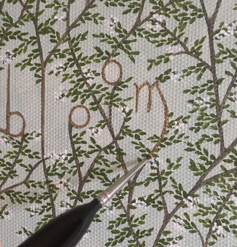 Painting “bloom” into a tree